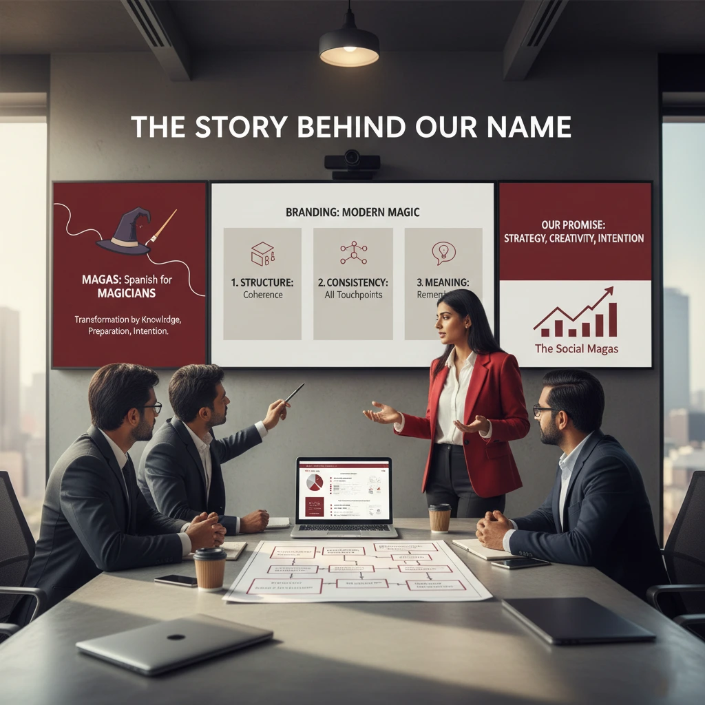 The Social Magas logo representing intentional branding, creative identity, and strategy-led design