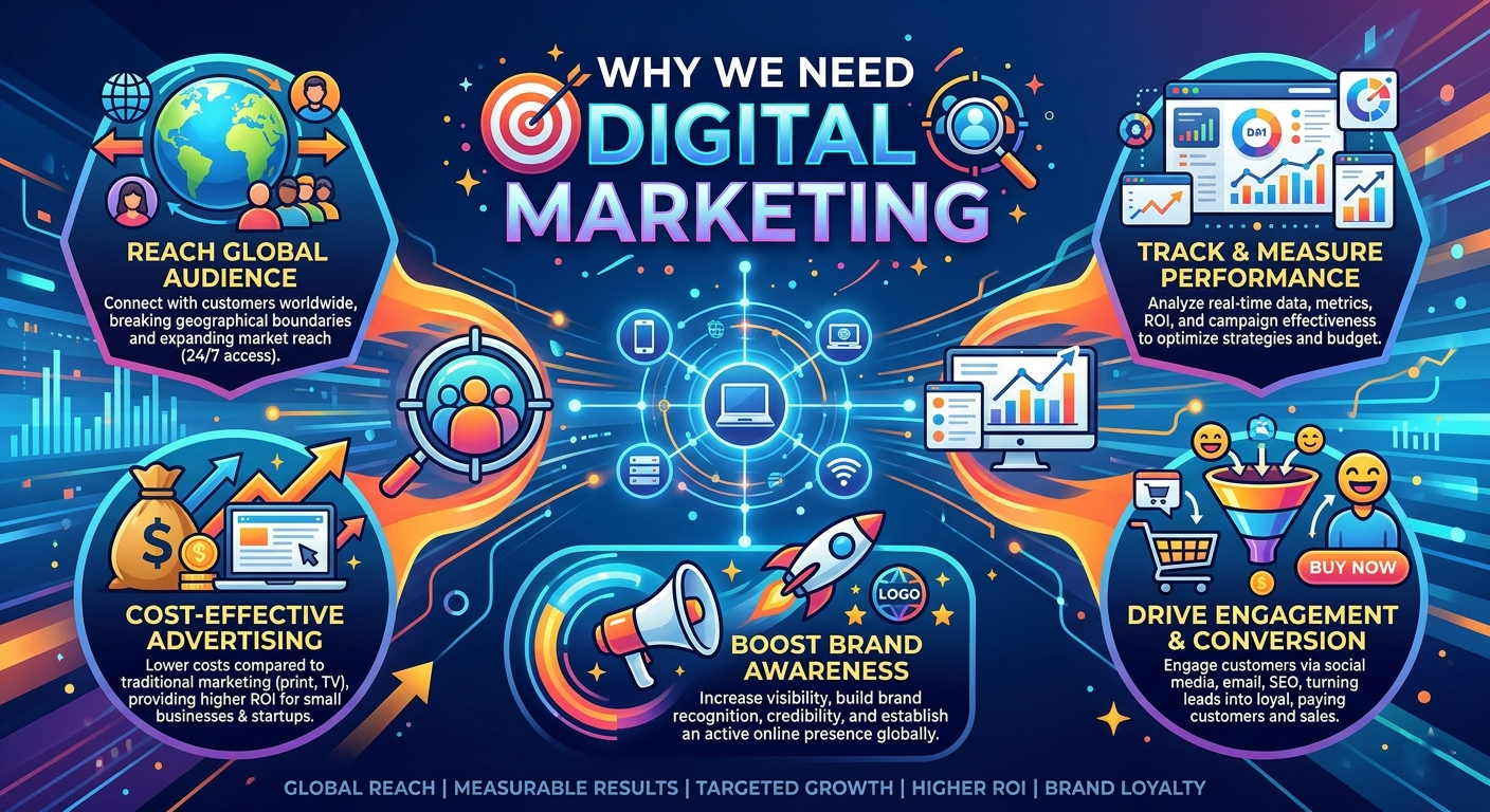 Why you need digital marketing explained by The Social Magas